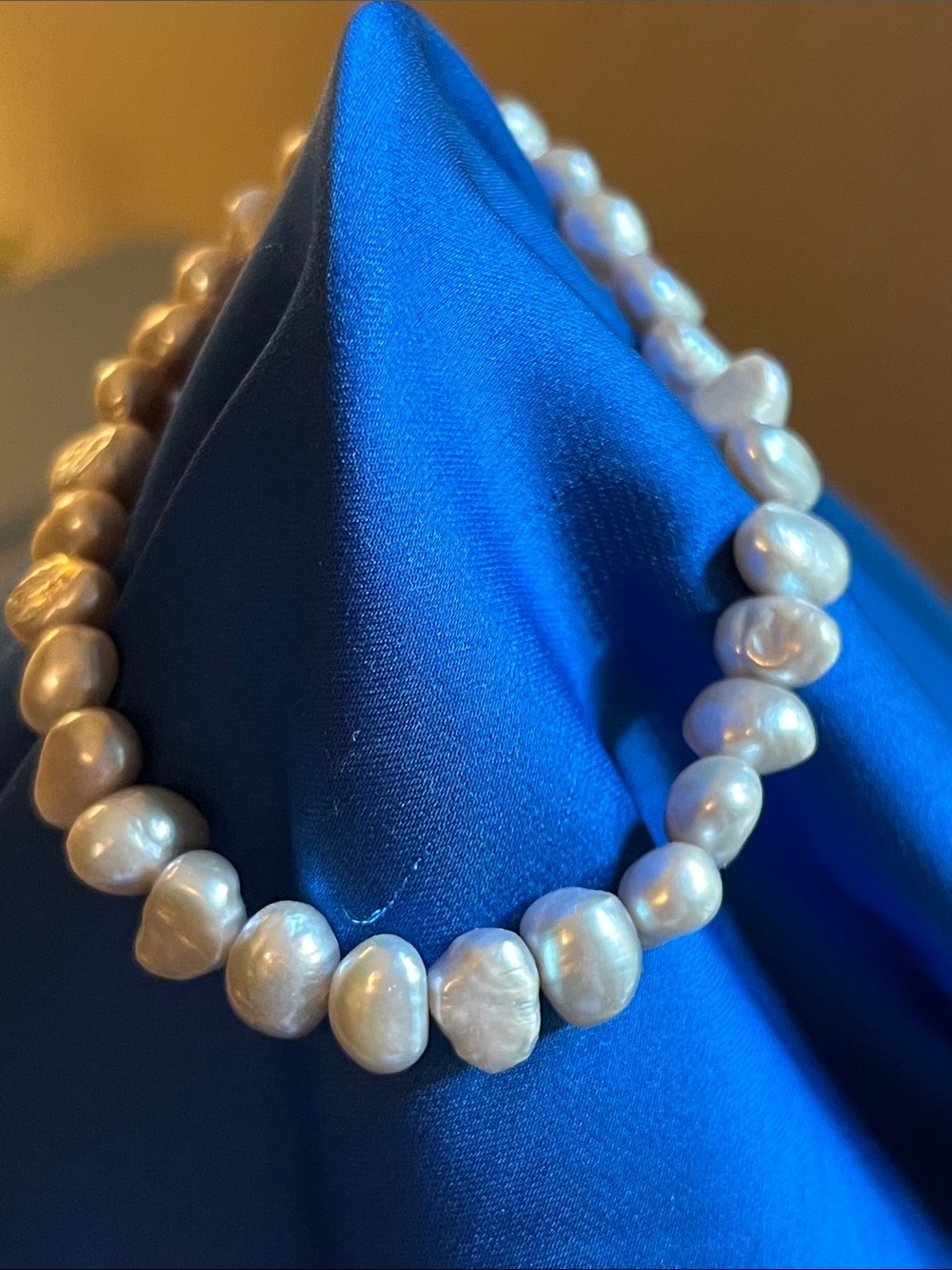 Gray Pearl Stretch Bracelet - Women Jewelry